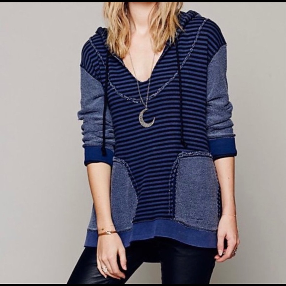 FREE PEOPLE Walk the Line Hoodie